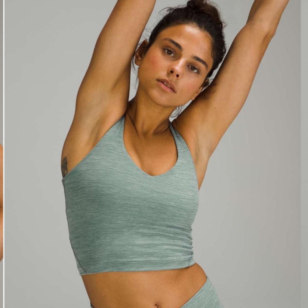 Lululemon align tank heathered tidewater teal 4